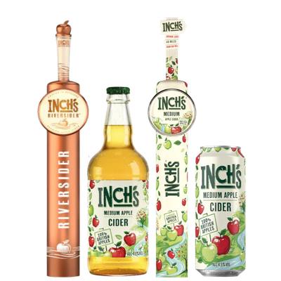 Inchs fount, bottle and cans Inchs fount, bottle and cans